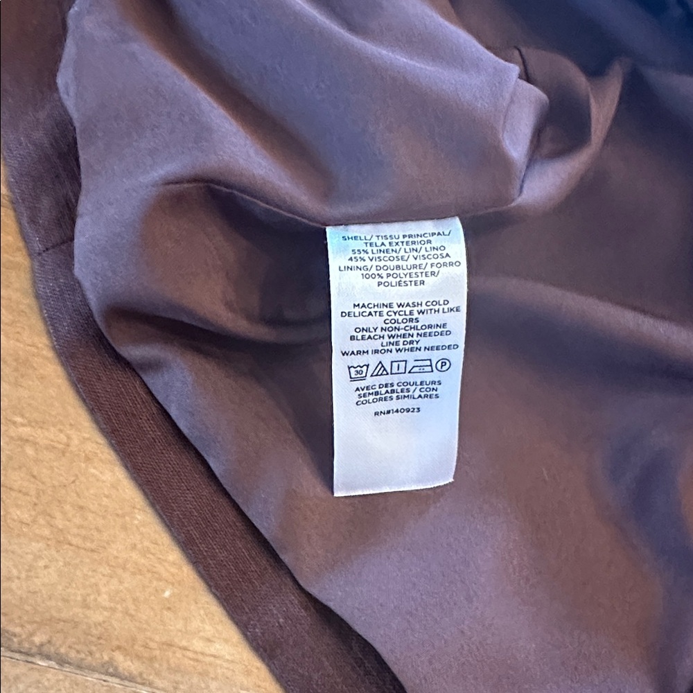 LOFT Chocolate Brown Sleeveless Blazer Vest - Picture 9 of 13